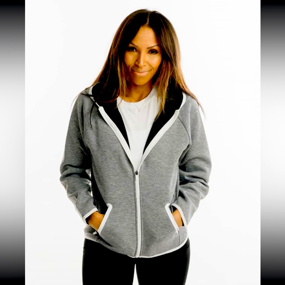 Zyia Gray Sport Pocket Hoodie NWT XXL sold out online nice!!!
